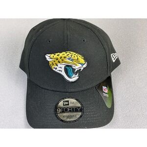 New Era Jacksonville Jaguars NFL 9FORTY Adjustable Black Cap Hat